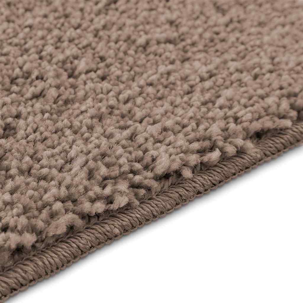 vidaXL Αντιολισθητικό μαξιλάρι μπάνιου Καφέ 50 x 80 cm PP