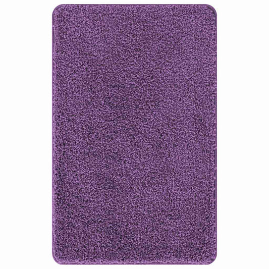 vidaXL Αντιολισθητικό μαξιλάρι μπάνιου Μοβ 50 x 80 cm PP