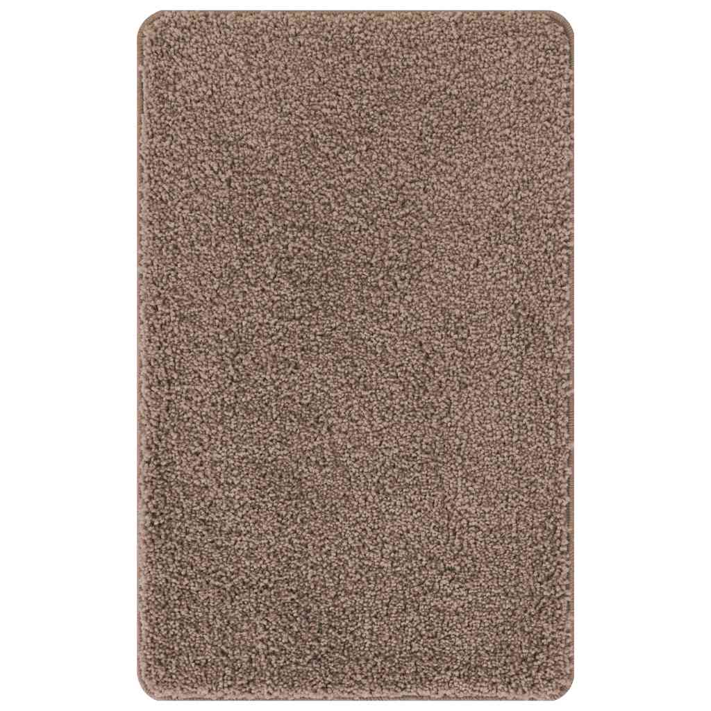 vidaXL Αντιολισθητικό μαξιλάρι μπάνιου Καφέ 60 x 90 cm PP