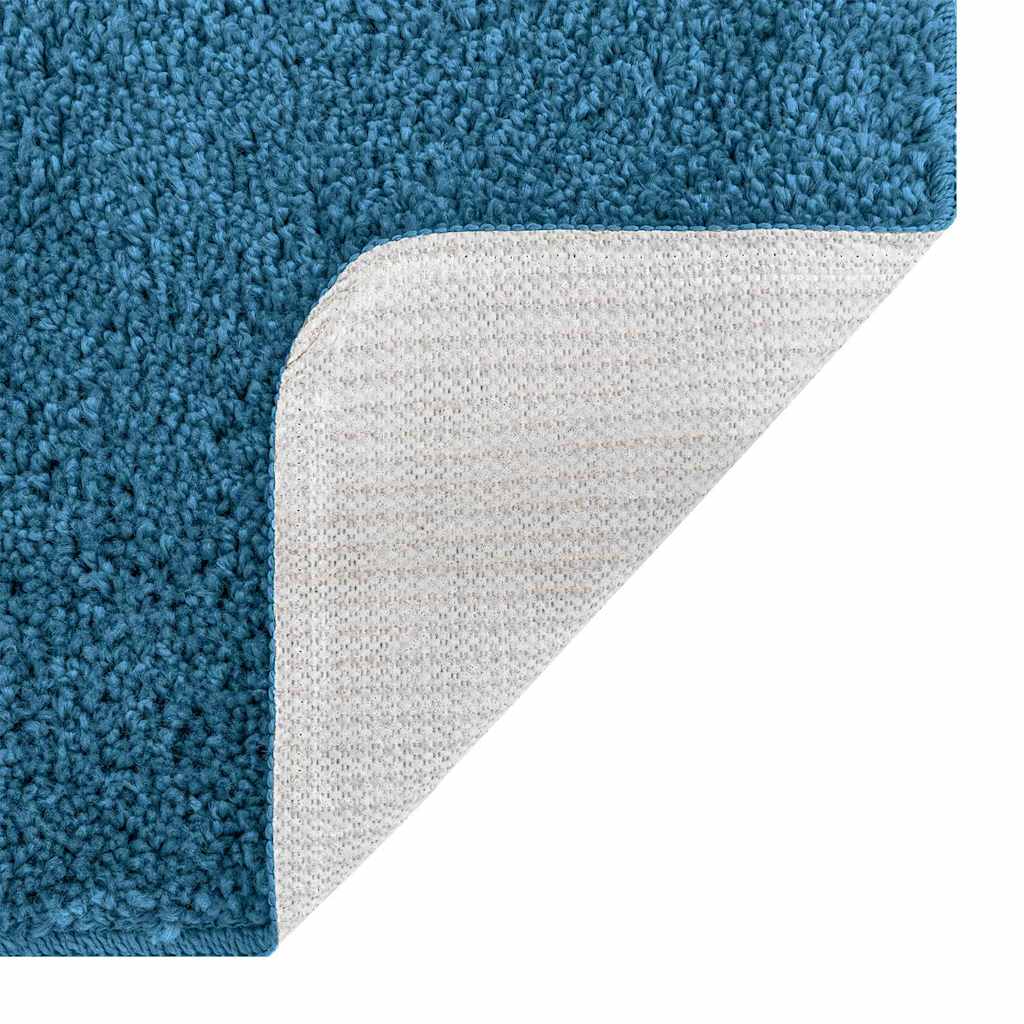 vidaXL Αντιολισθητικό μαξιλάρι μπάνιου Μπλε 60 x 90 cm PP