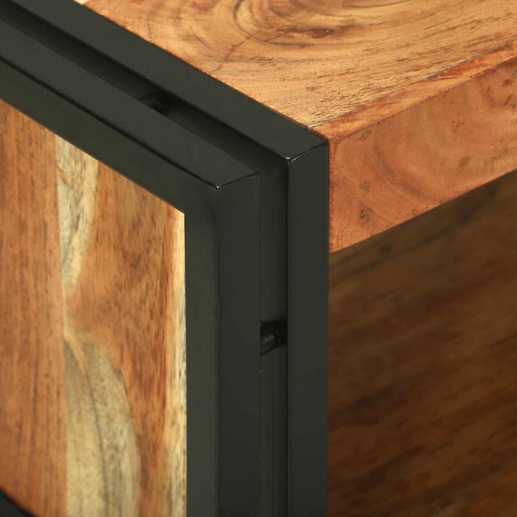 vidaXL Τραπεζάκι σαλονιού Καφέ 120 x 50 x 38 εκ Μασίφ ξύλο ακακίας