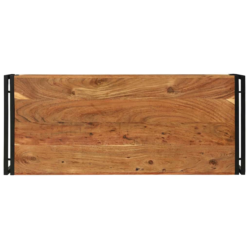 vidaXL Τραπεζάκι σαλονιού Καφέ 120 x 50 x 38 εκ Μασίφ ξύλο ακακίας