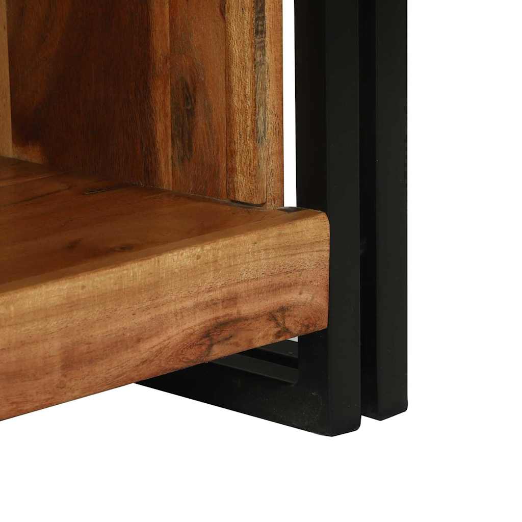 vidaXL Τραπεζάκι σαλονιού Καφέ 90 x 50 x 38 εκ Μασίφ ξύλο ακακίας