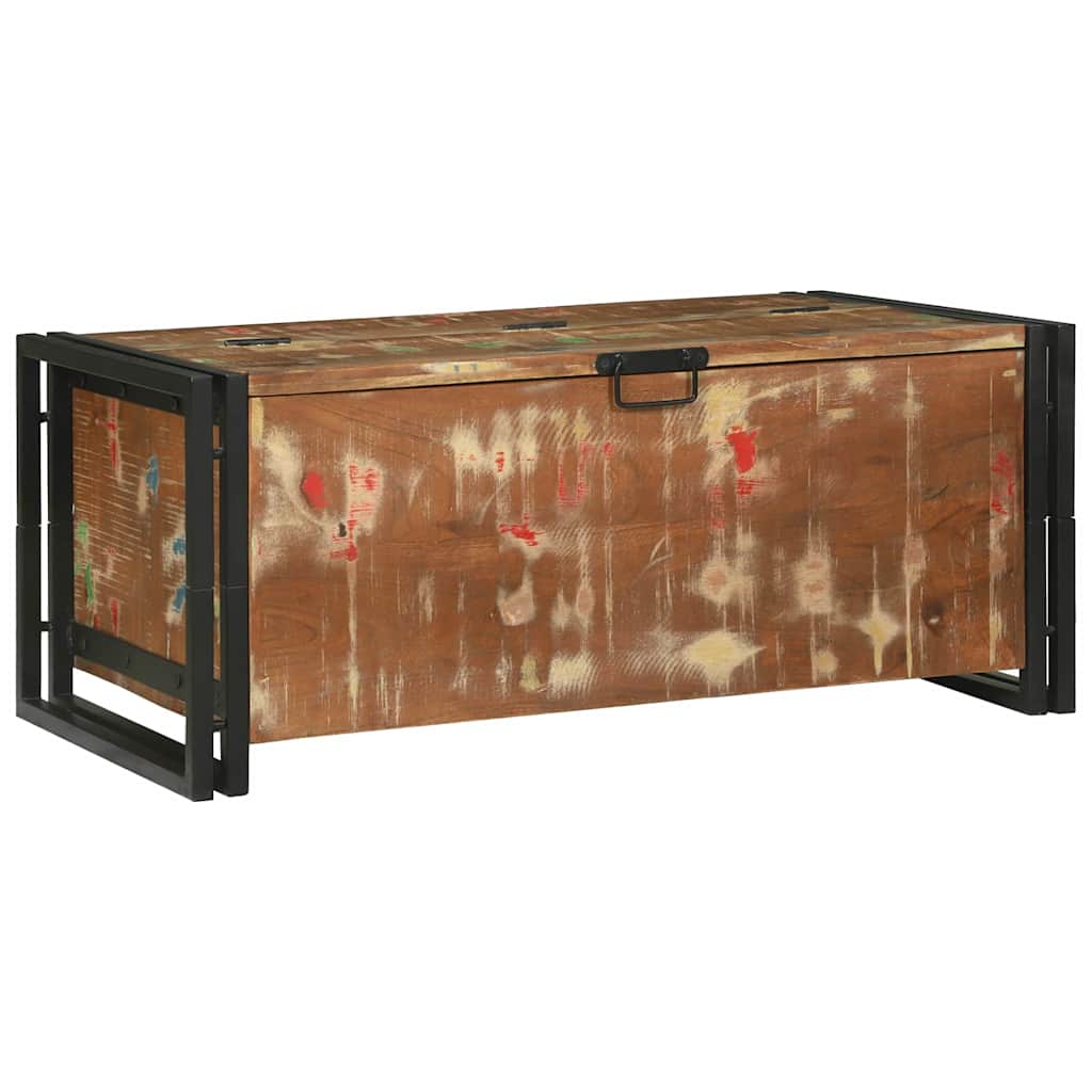 vidaXL Τραπεζάκι σαλονιού Καφέ 90 x 50 x 38 εκ Μασίφ ανακυκλωμένο ξύλο