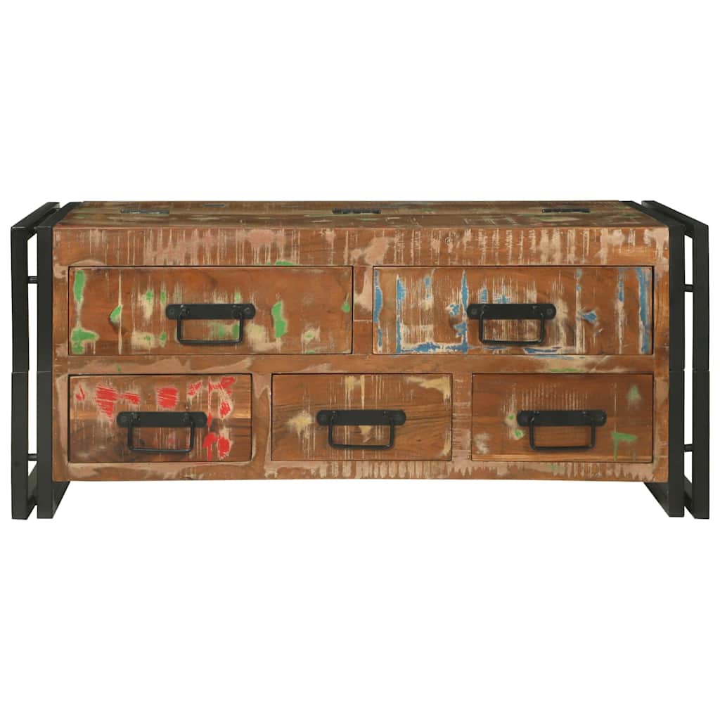 vidaXL Τραπεζάκι σαλονιού Καφέ 90 x 50 x 38 εκ Μασίφ ανακυκλωμένο ξύλο