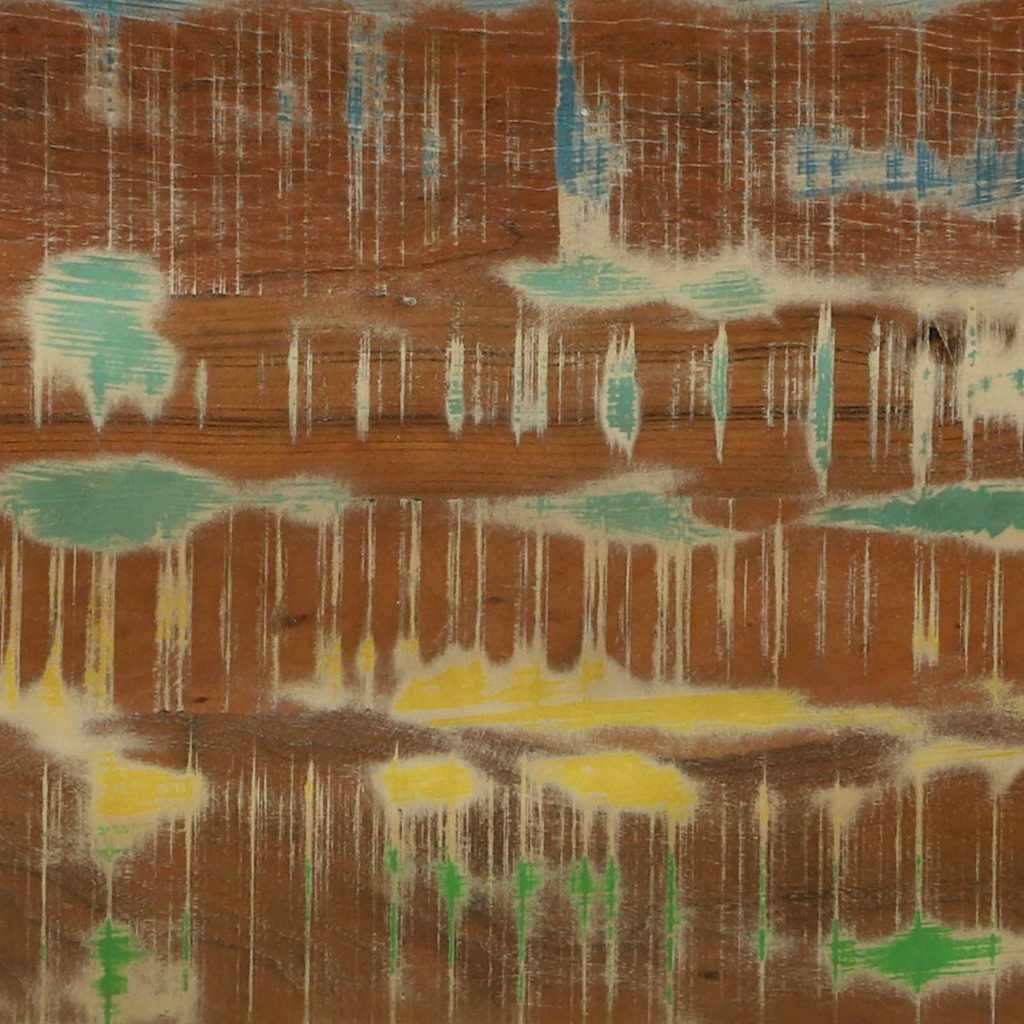 vidaXL Τραπέζι Σαλονιού με Στηρίγματα 3 pcs Μασίφ ανακυκλωμένο ξύλο