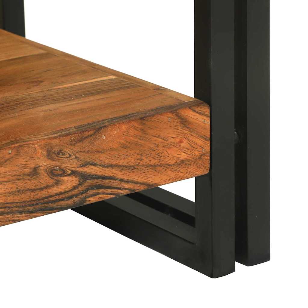 vidaXL Τραπέζι κονσόλας Καφέ 120 x 33 x 75 εκ Στερεό Ξύλο Ακακίας