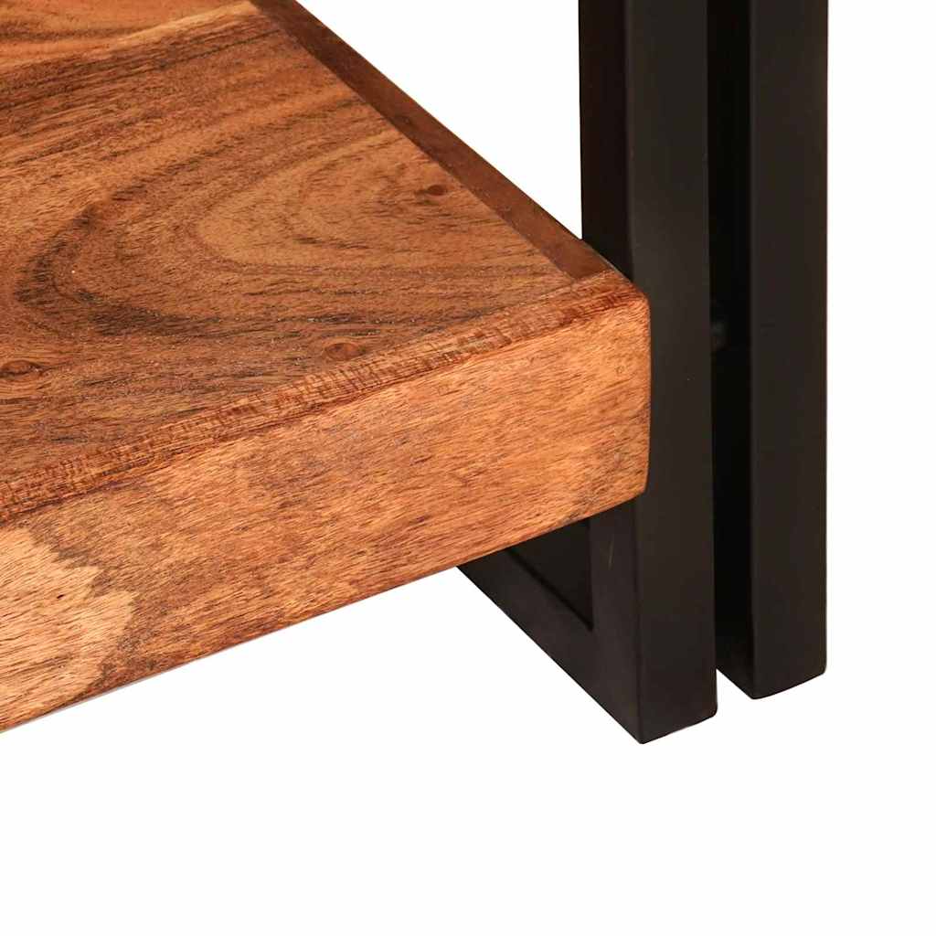 vidaXL Τραπέζι κονσόλας Καφέ 90 x 33 x 75 εκ Στερεό Ξύλο Ακακίας