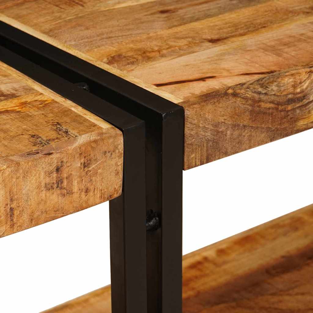 vidaXL Τραπέζι κονσόλας Καφέ 160 x 33 x 75 εκ. Στερεό ξύλο μάνγκο