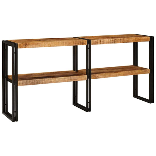 vidaXL Τραπέζι κονσόλας Καφέ 160 x 33 x 75 εκ. Στερεό ξύλο μάνγκο