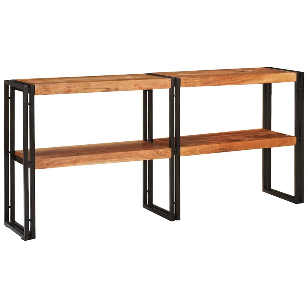 vidaXL Τραπέζι κονσόλας Καφέ 160 x 33 x 75 εκ. Στερεό Ξύλο Ακακίας