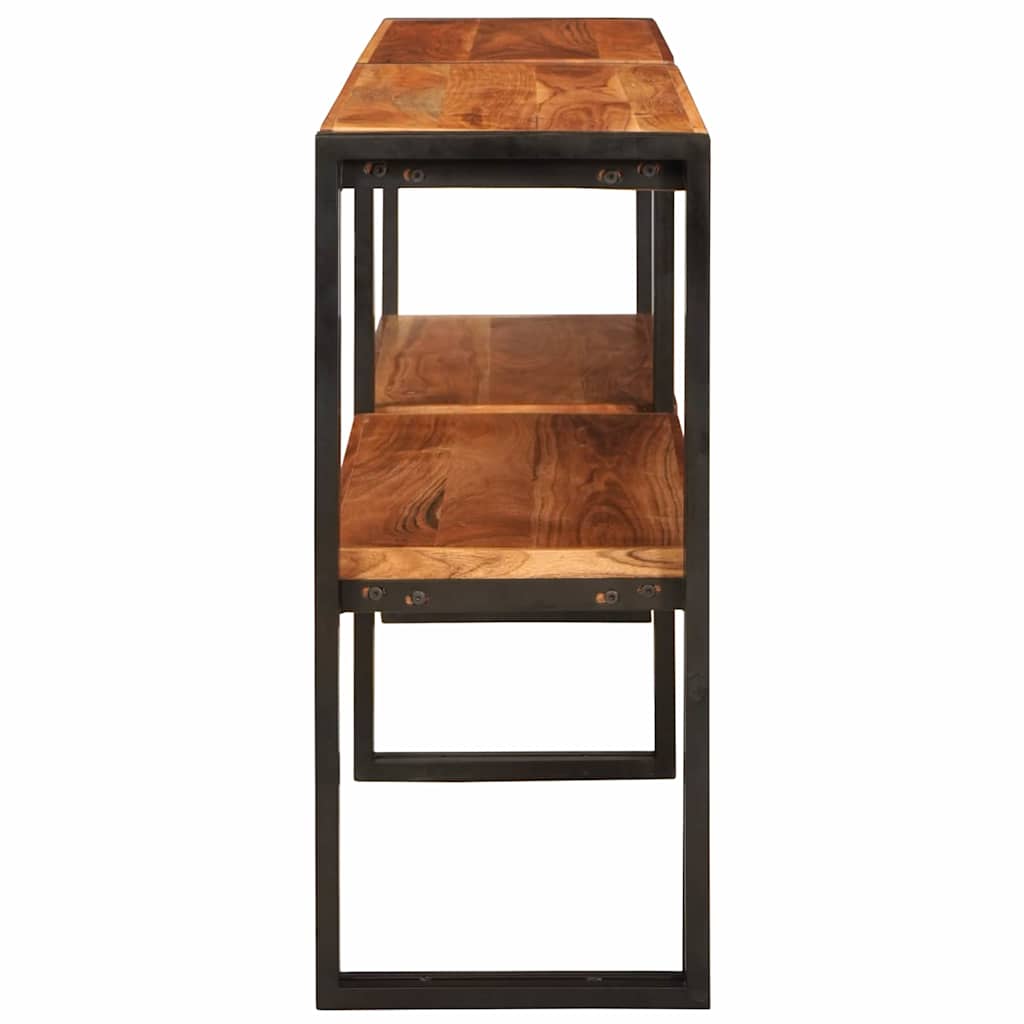 vidaXL Τραπέζι κονσόλας Καφέ 160 x 33 x 75 εκ. Στερεό Ξύλο Ακακίας