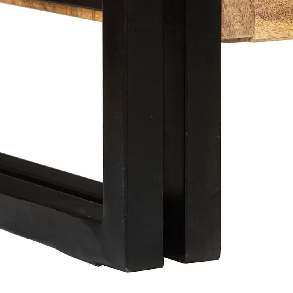 vidaXL Πλαϊνό γραφείο Καφέ 80 x 33 x 70 εκ. Μασίφ ξύλο μάνγκο