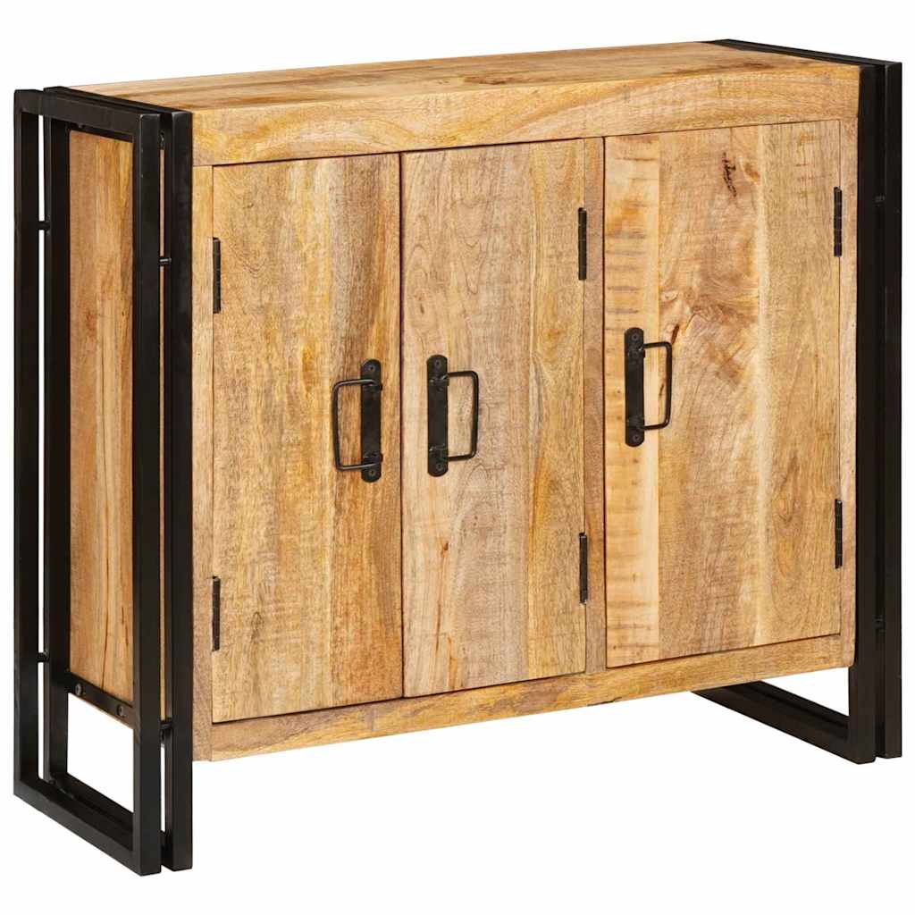 vidaXL Πλαϊνό γραφείο Καφέ 80 x 33 x 70 εκ. Μασίφ ξύλο μάνγκο