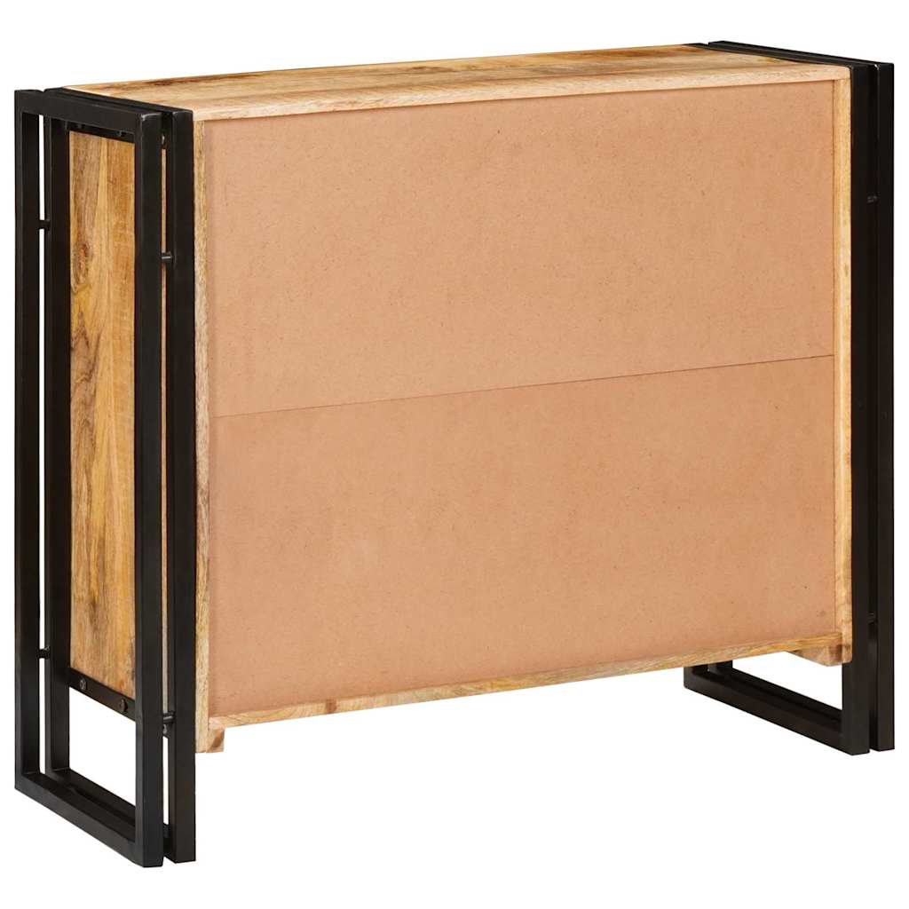 vidaXL Πλαϊνό γραφείο Καφέ 80 x 33 x 70 εκ. Μασίφ ξύλο μάνγκο