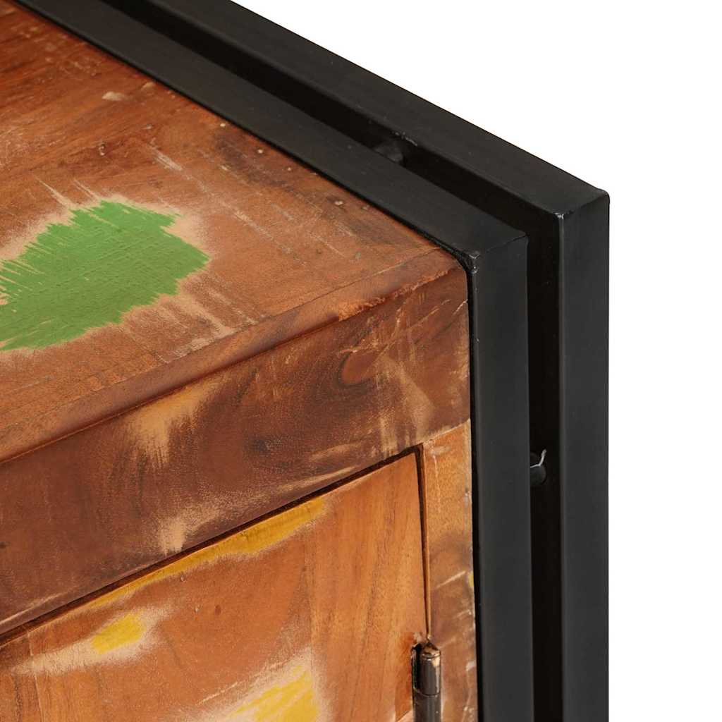 vidaXL Ντουλάπι TV Πολύχρωμο 120 x 33 x 50 εκ Μασίφ ανακυκλωμένο ξύλο