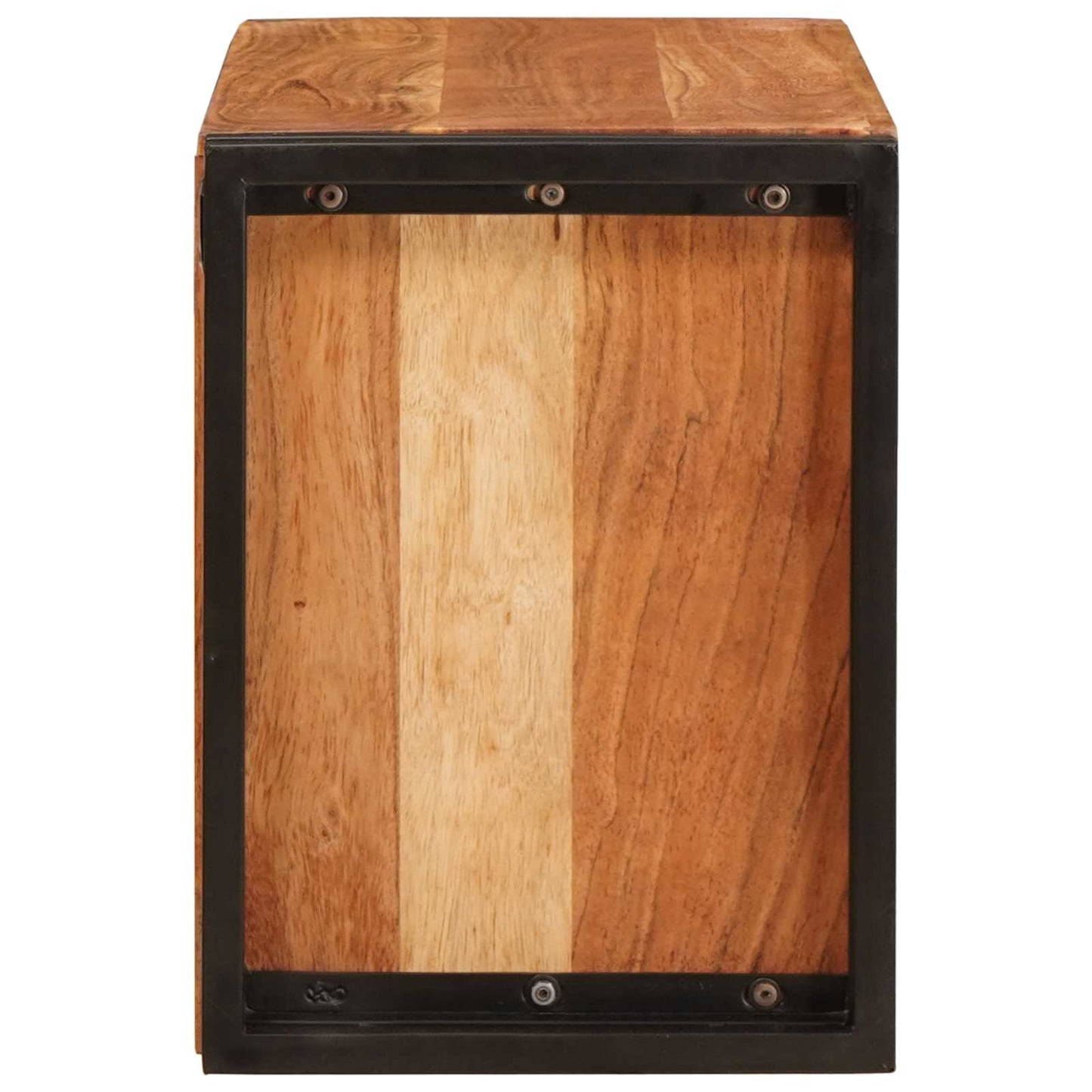 vidaXL Ράφι Κρασιού Καφέ 100 x 45 x 33 εκ Στερεό Ξύλο Ακακίας