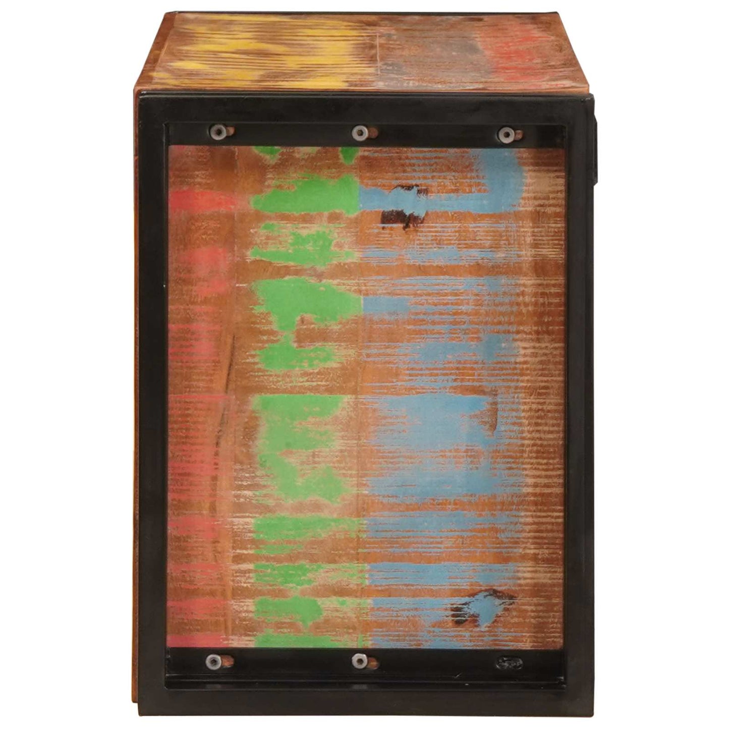 vidaXL Ράφι Κρασιού Καφέ 100 x 45 x 33 εκ Στερεό ανακτημένο ξύλο