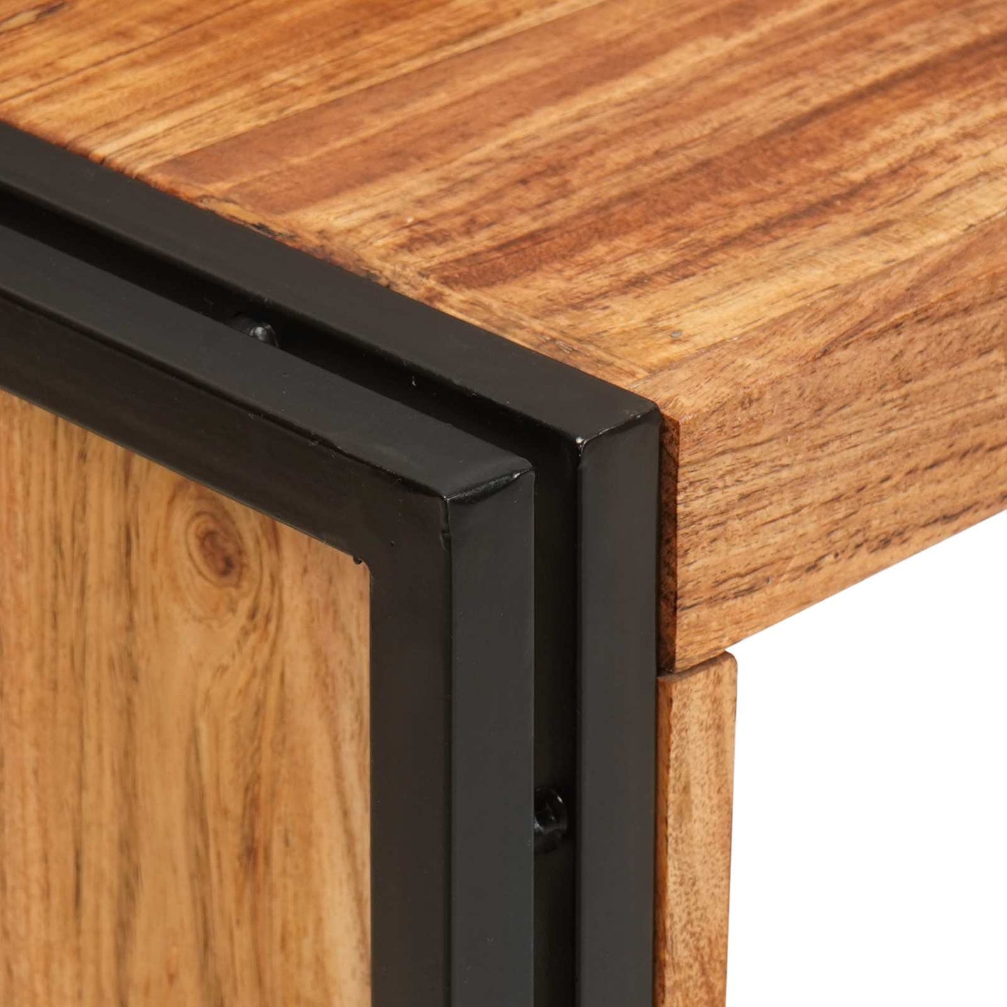 vidaXL Ράφι Κρασιού Καφέ 100 x 45 x 33 εκ Στερεό Ξύλο Ακακίας