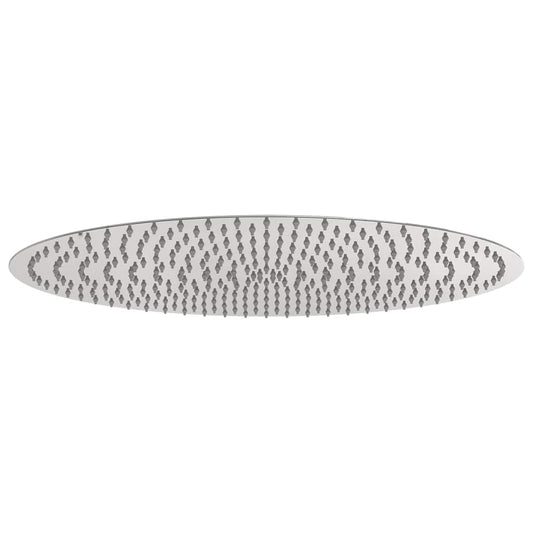 vidaXL Κεφαλή Nτους Βροχή Στρογγυλή 50 εκ. από Ανοξείδωτο Ατσάλι 304