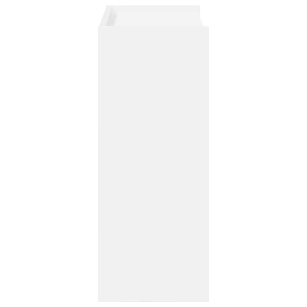 Ράφι παπουτσιών vidaXL Λευκό 60x25x62 cm Κατασκευασμένο ξύλο