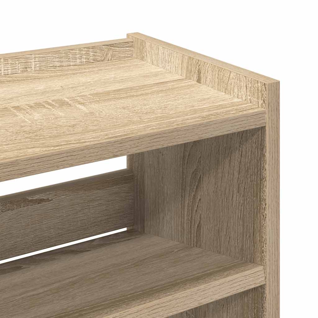Ράφι παπουτσιών vidaXL Sonoma Oak 60x25x62 cm Κατασκευασμένο ξύλο