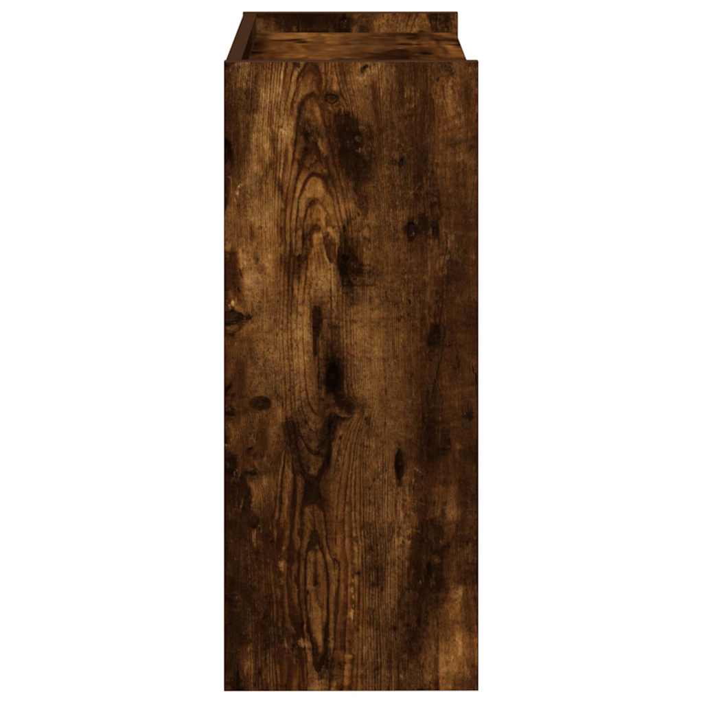 Ράφι παπουτσιών vidaXL Καπνιστή βελανιδιά Κατασκευασμένο ξύλο