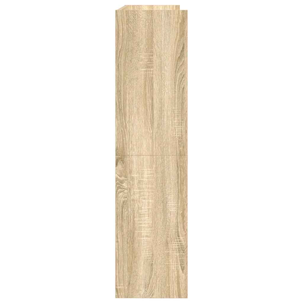 Ράφι παπουτσιών vidaXL Sonoma Oak 80x25x100 cm Κατασκευασμένο ξύλο