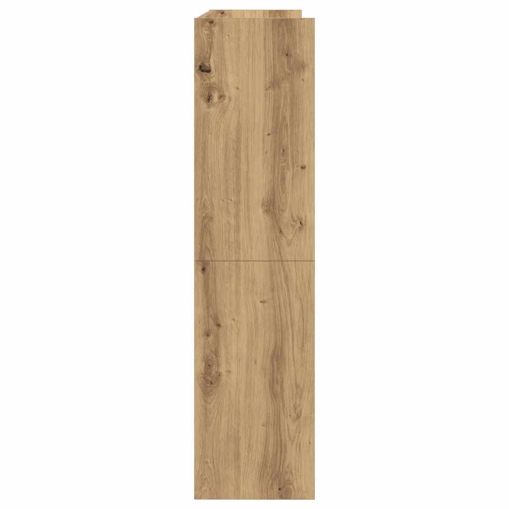 Ράφι παπουτσιών vidaXL Artisan Oak 80x25x100 cm Κατασκευασμένο ξύλο