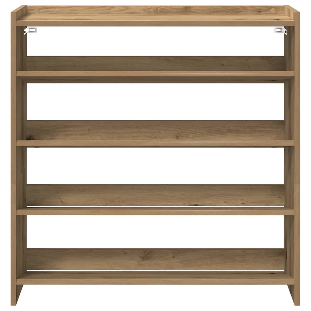 Ράφι παπουτσιών vidaXL Artisan Oak 80x25x81 cm Κατασκευασμένο ξύλο