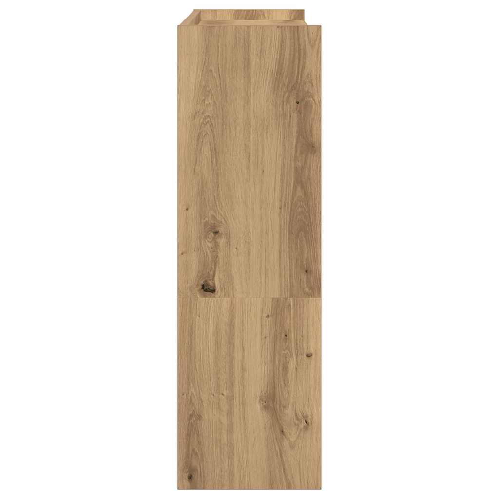 Ράφι παπουτσιών vidaXL Artisan Oak 80x25x81 cm Κατασκευασμένο ξύλο