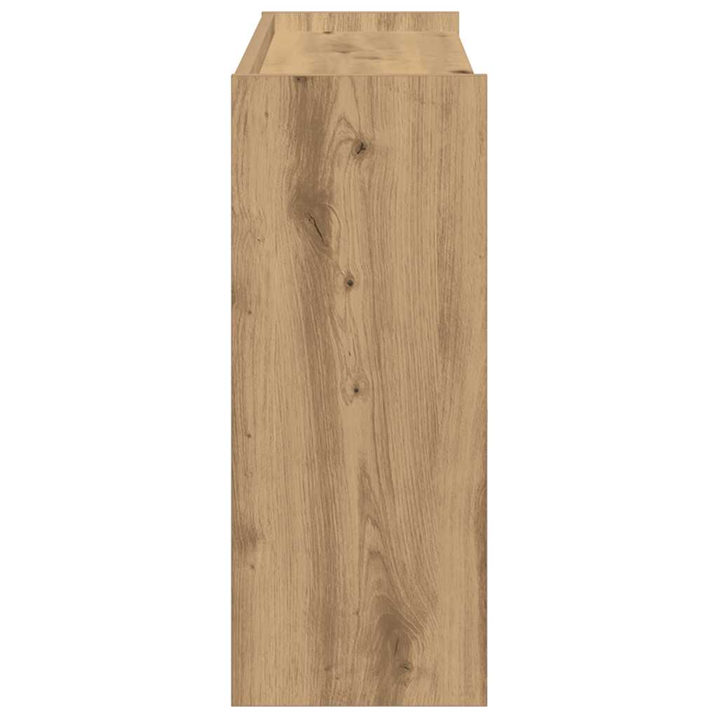 Ράφι παπουτσιών vidaXL Artisan Oak 80x25x62 cm Κατασκευασμένο ξύλο
