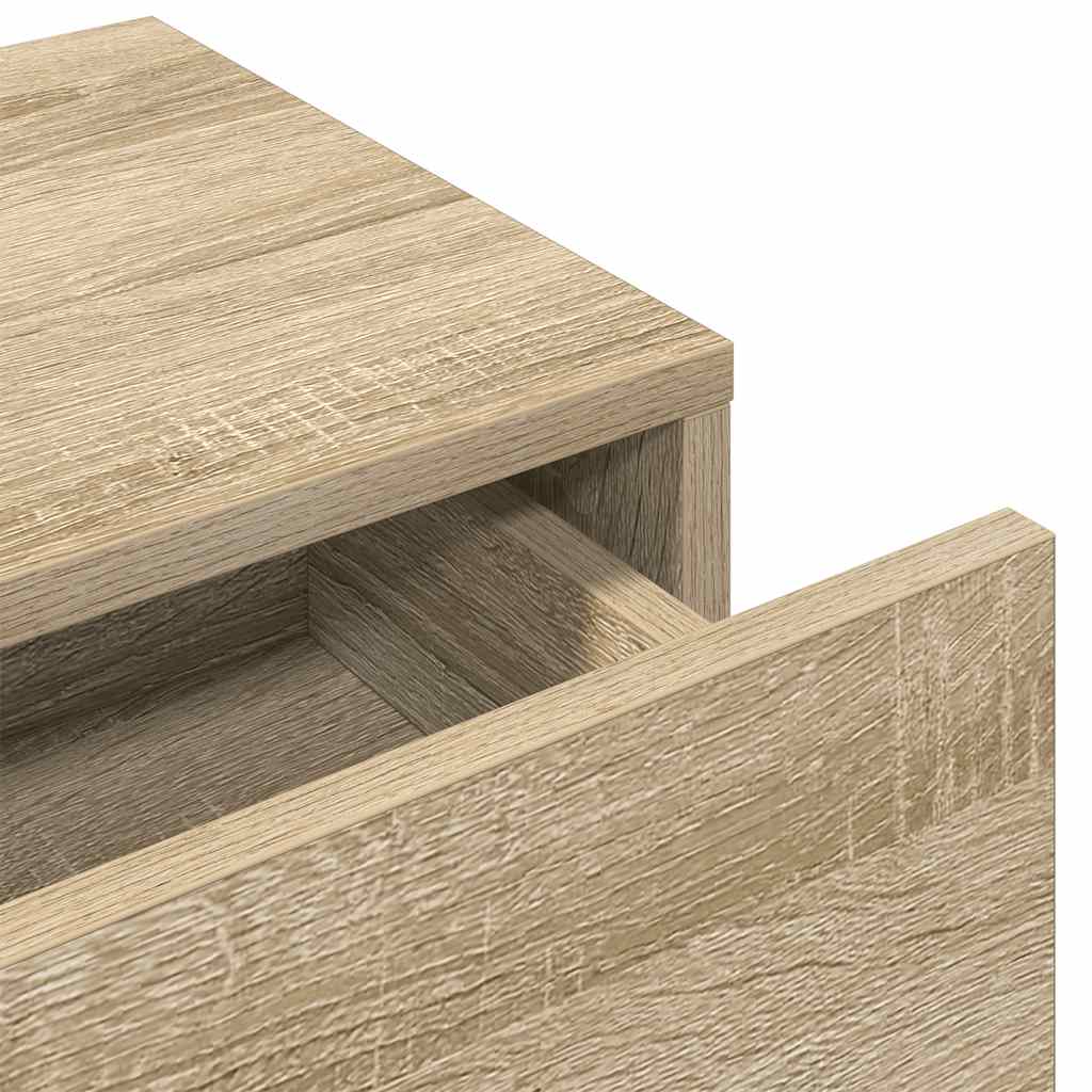 vidaXL Ράφι τοίχου με συρτάρια Sonoma Oak Κατασκευασμένο ξύλο