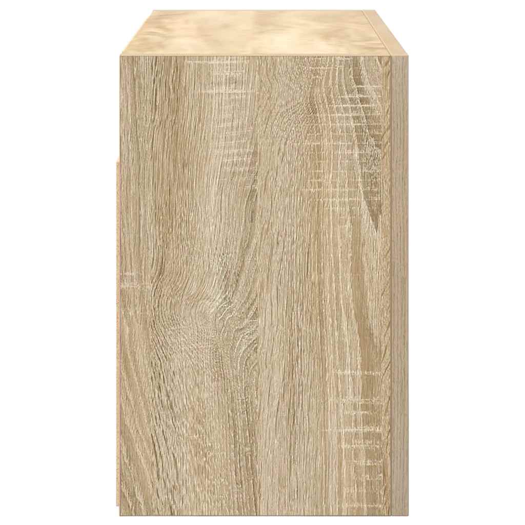 vidaXL Ντουλάπι τοίχου μπάνιου Sonoma Oak 60x25x40 cm Ξύλινη κατασκευή