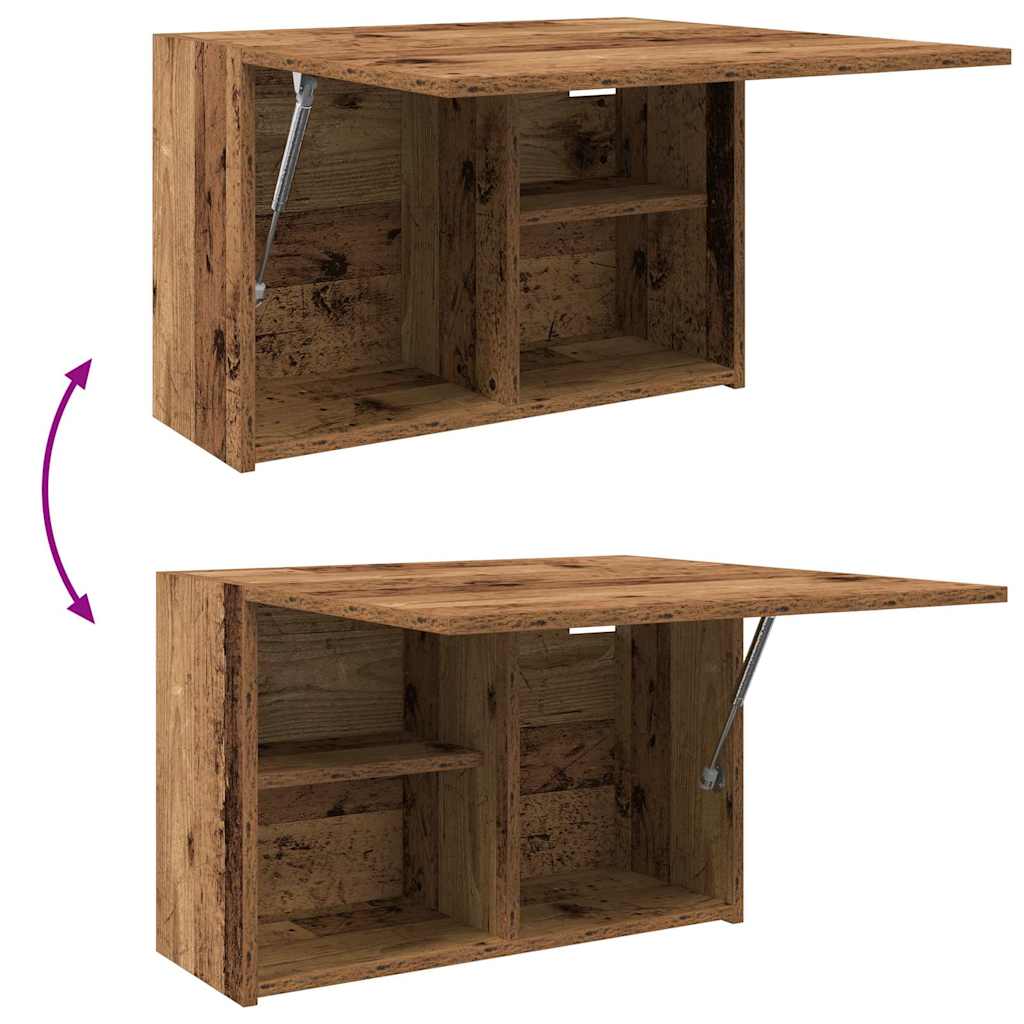 vidaXL Ντουλάπι τοίχου μπάνιου Παλιό ξύλο Κατασκευασμένο ξύλο