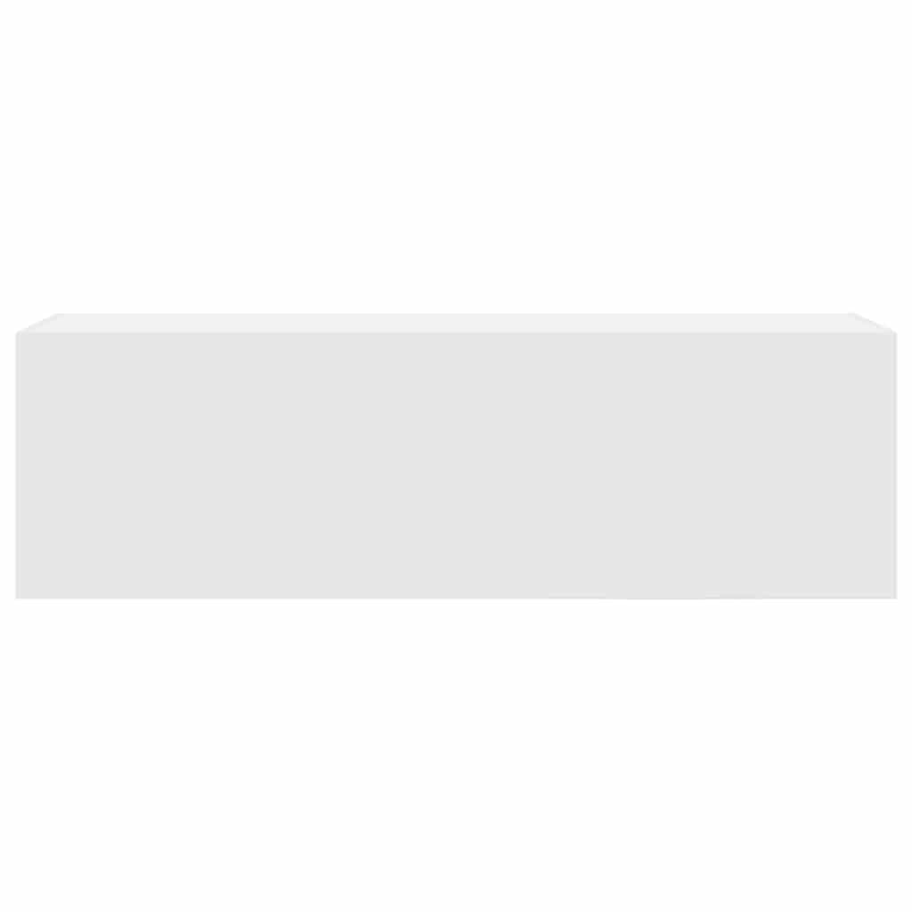 vidaXL Ντουλάπι τοίχου μπάνιου λευκό Ξύλινο μηχανουργικό ξύλο