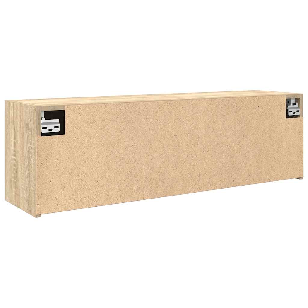 vidaXL Ντουλάπι τοίχου μπάνιου Sonoma Oak 100x25x30 cm