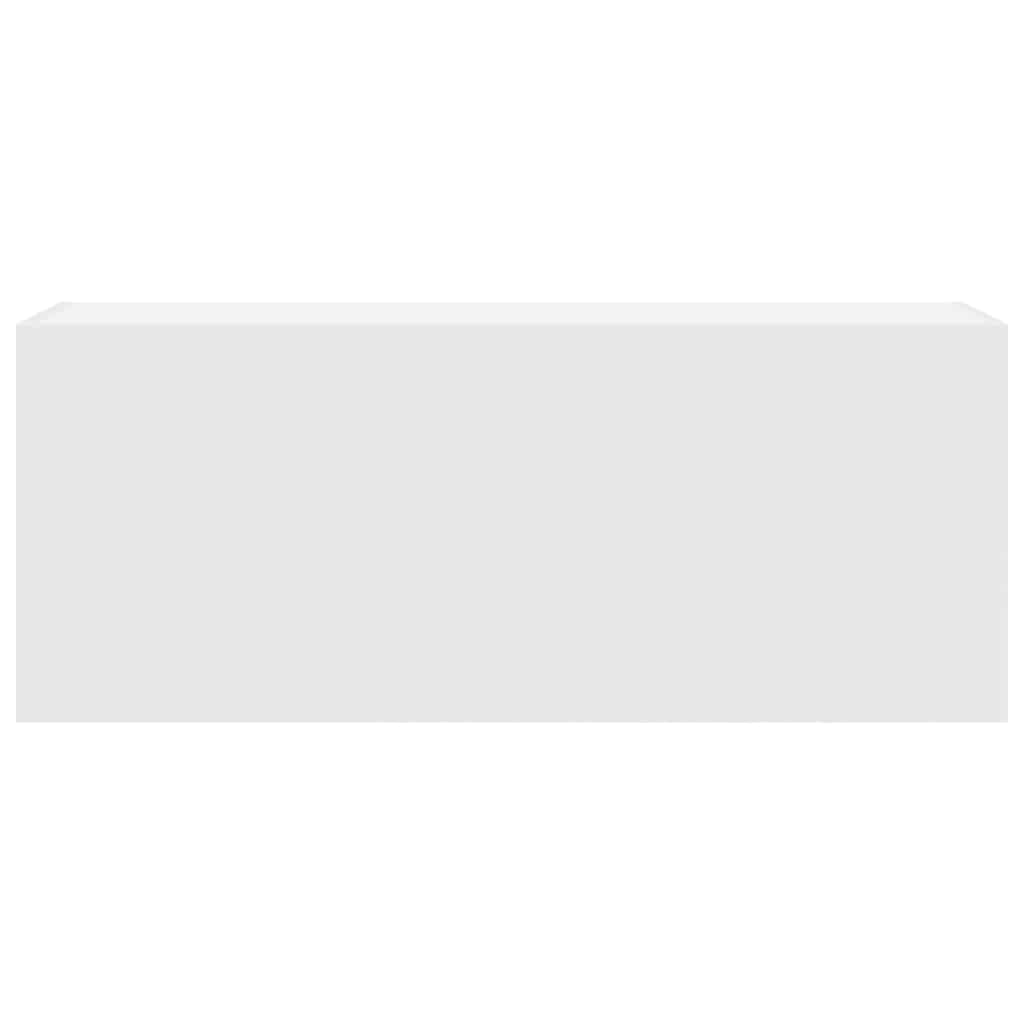 vidaXL ντουλάπι τοίχου μπάνιου λευκό 100x25x40 cm κατασκευασμένο ξύλο