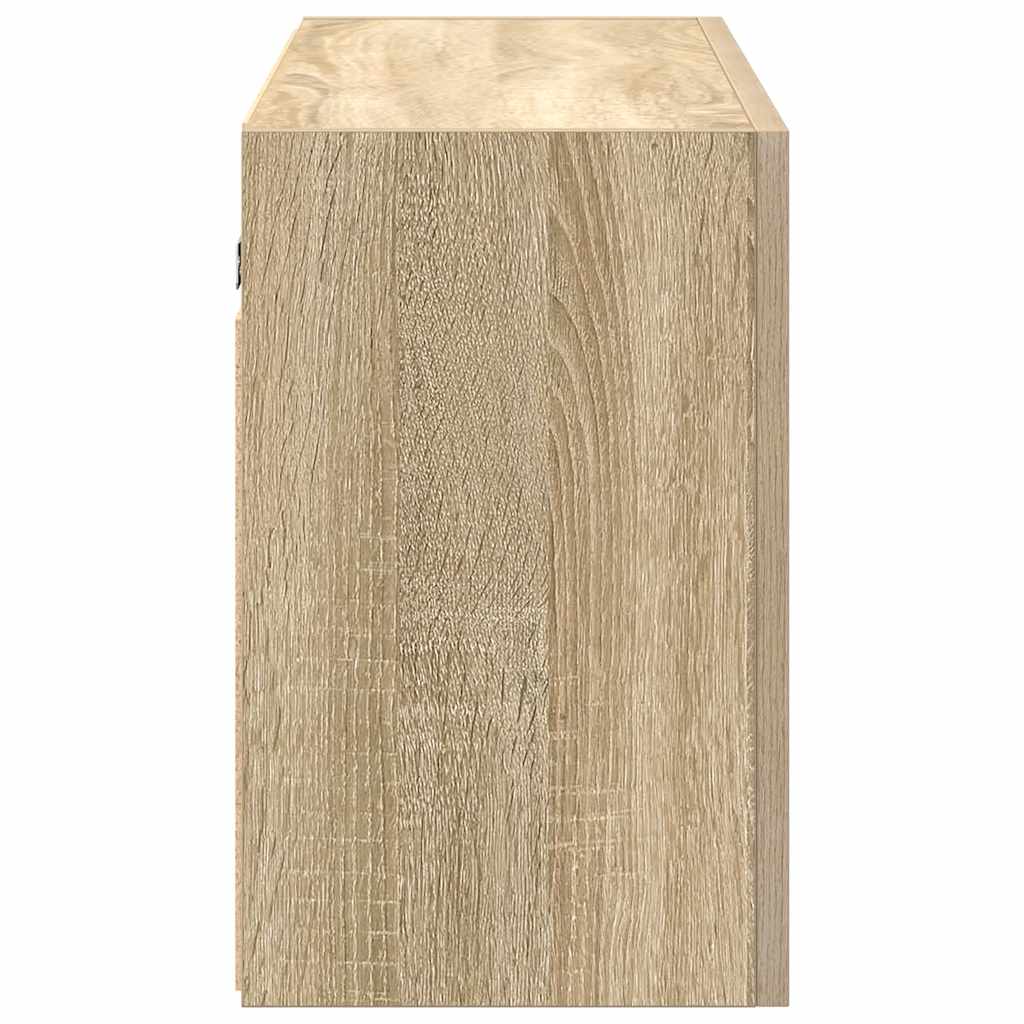 vidaXL Ντουλάπι τοίχου μπάνιου Sonoma Oak 100x25x40 cm