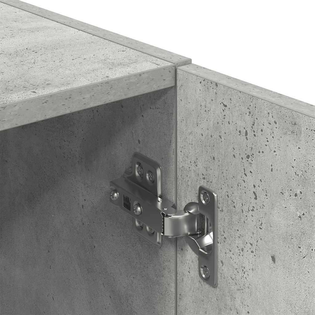 vidaXL Ντουλάπι κουζίνας Σκυρόδεμα Γκρι 38x41,5x131,5 cm