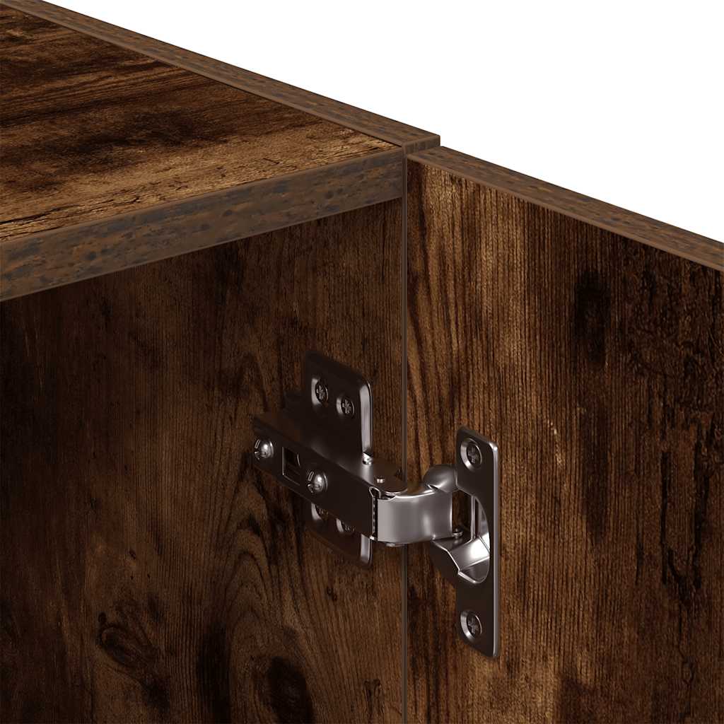 vidaXL Ντουλάπι Κουζίνας Καπνιστή Δρυς 38x41,5x131,5 εκ. Επεξεργ. Ξύλο