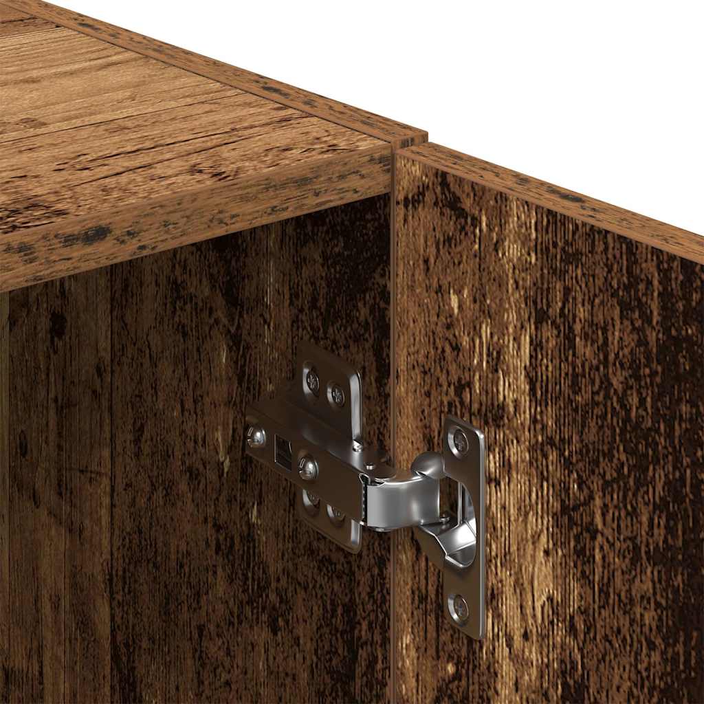 vidaXL Ντουλάπι Κουζίνας Όψη Παλαιού Ξύλου 38x41,5x131,5εκ. Επεξ. Ξύλο