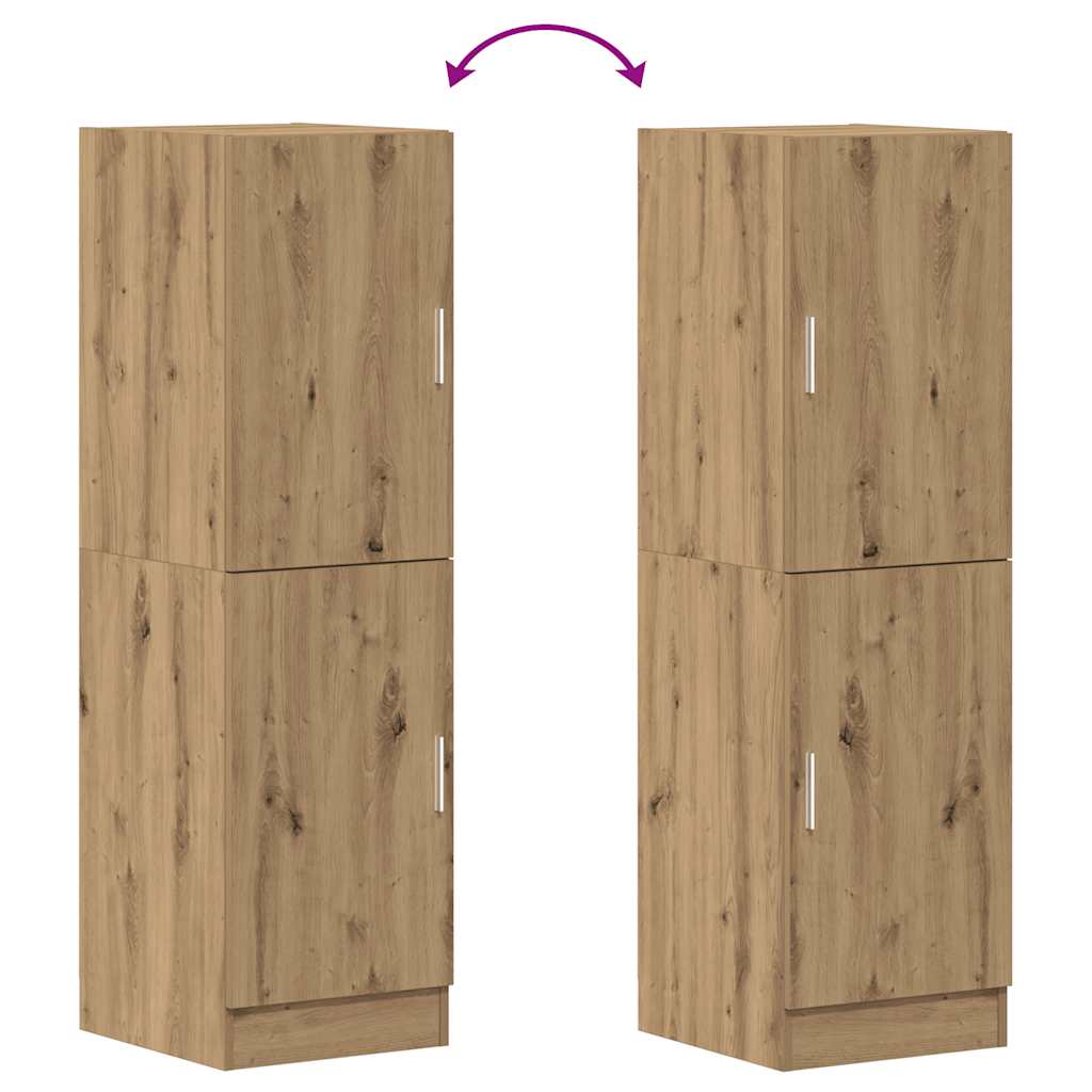 vidaXL Ντουλάπι Κουζίνας Αρτισιανή Δρυς 38x41,5x131,5 εκ. Επεξεργ.Ξύλο