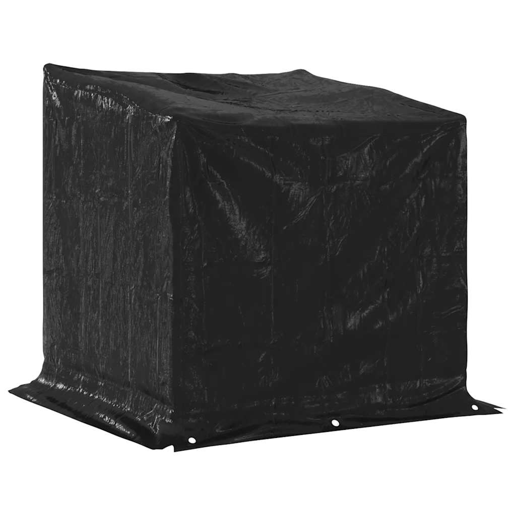 vidaxL Ράφι για καυσόξυλα με κάλυμμα βροχής 101x61x110,5 εκ.