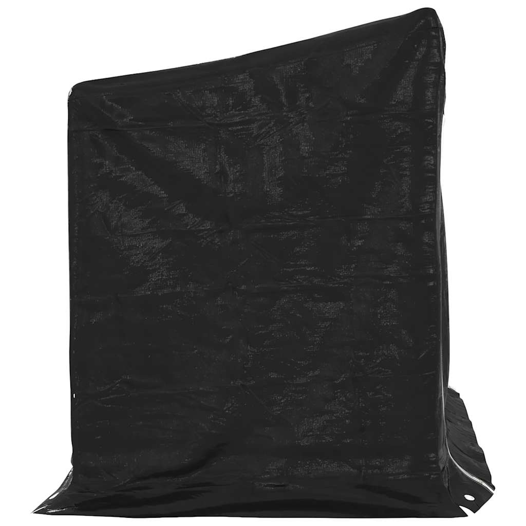 vidaxL Ράφι για καυσόξυλα με κάλυμμα βροχής 151x80,5x110,5 εκ.