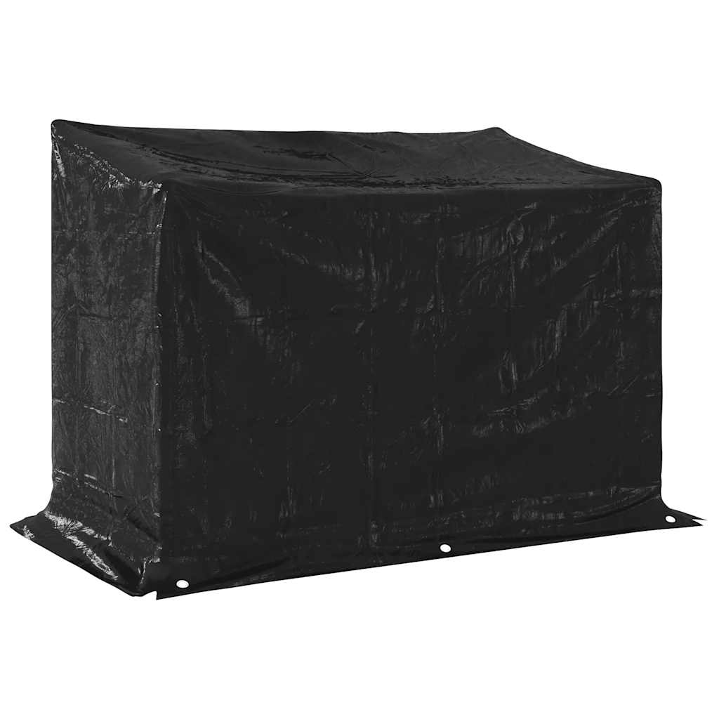 vidaxL Ράφι για καυσόξυλα με κάλυμμα βροχής 151x80,5x110,5 εκ.