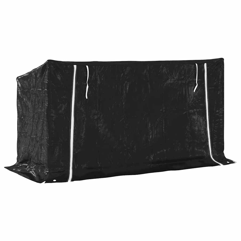vidaxL Ράφι για καυσόξυλα με κάλυμμα βροχής 200,5x80,5x110,5 εκ.