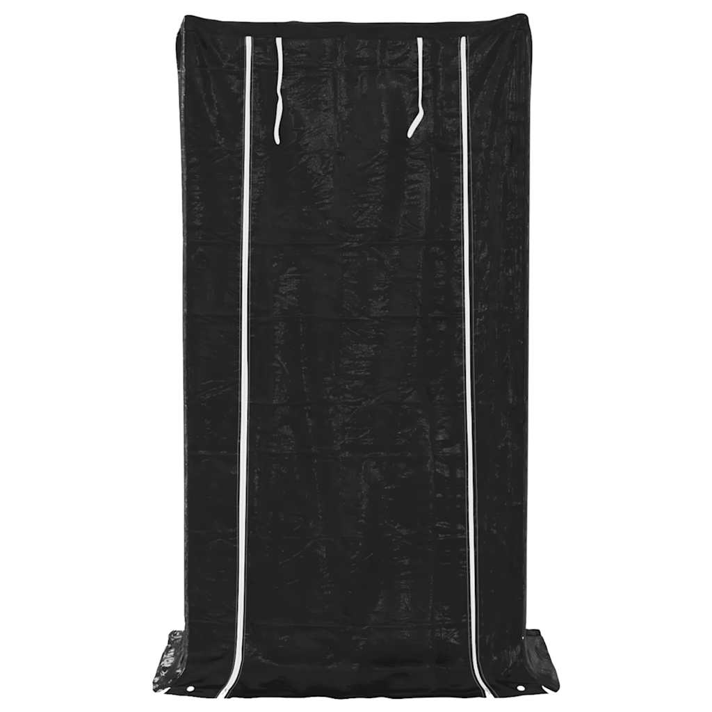 vidaxL Ράφι για καυσόξυλα με κάλυμμα βροχής 100x60x200 εκ.