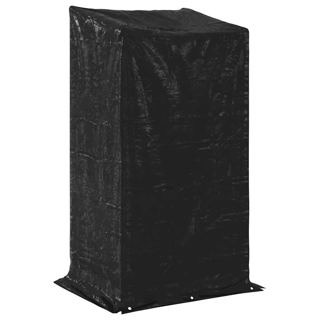 vidaxL Ράφι για καυσόξυλα με κάλυμμα βροχής 100x80x200 εκ.