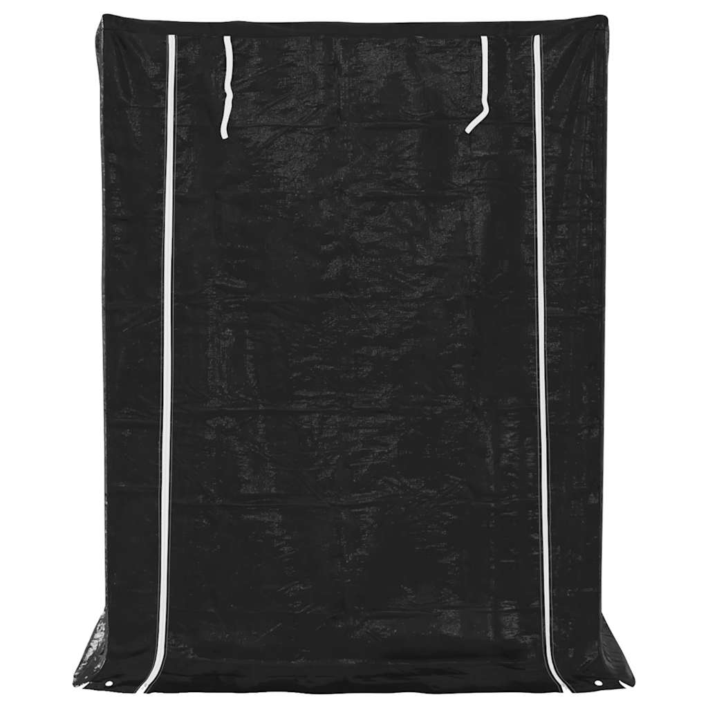 vidaxL Ράφι για καυσόξυλα με κάλυμμα βροχής 150x100x200 εκ.
